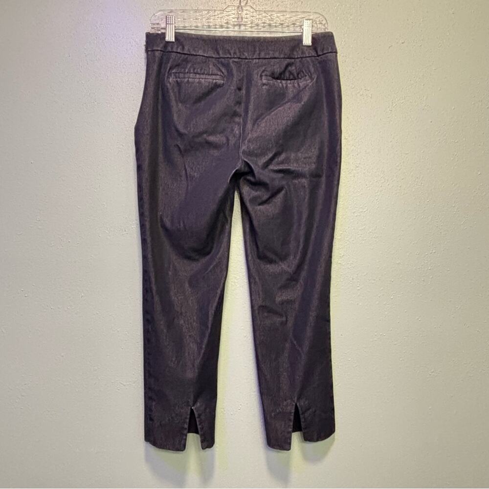 Talbots Women’s Dark Petite Chatham Ankle Pant Size 6P With Side Zipper - Picture 6 of 10
